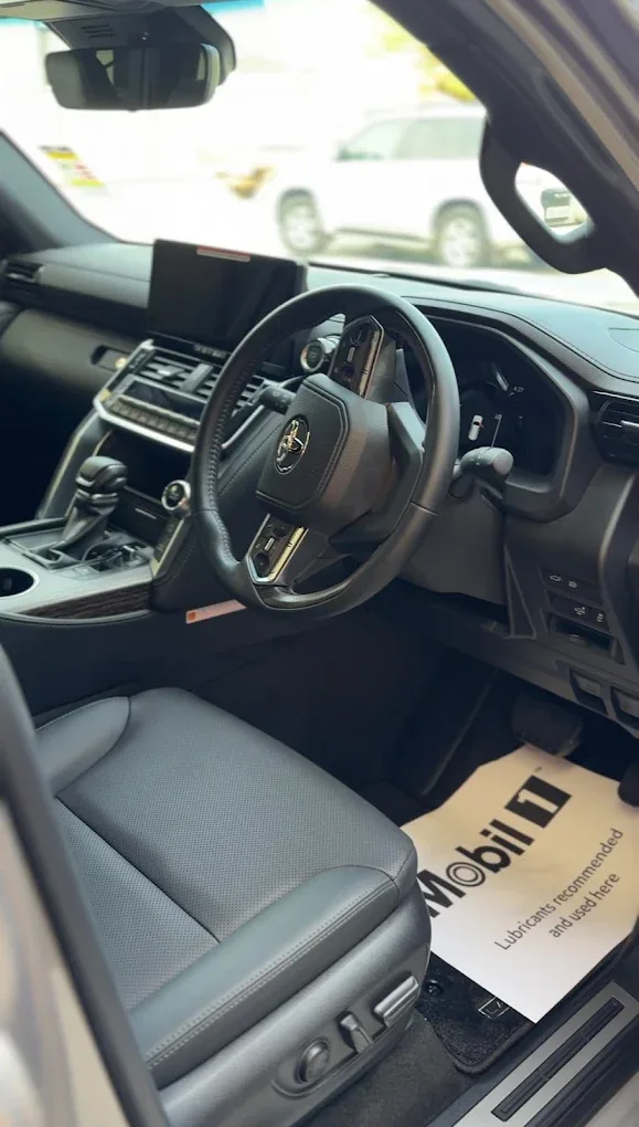 Toyota interior after a full interior detail